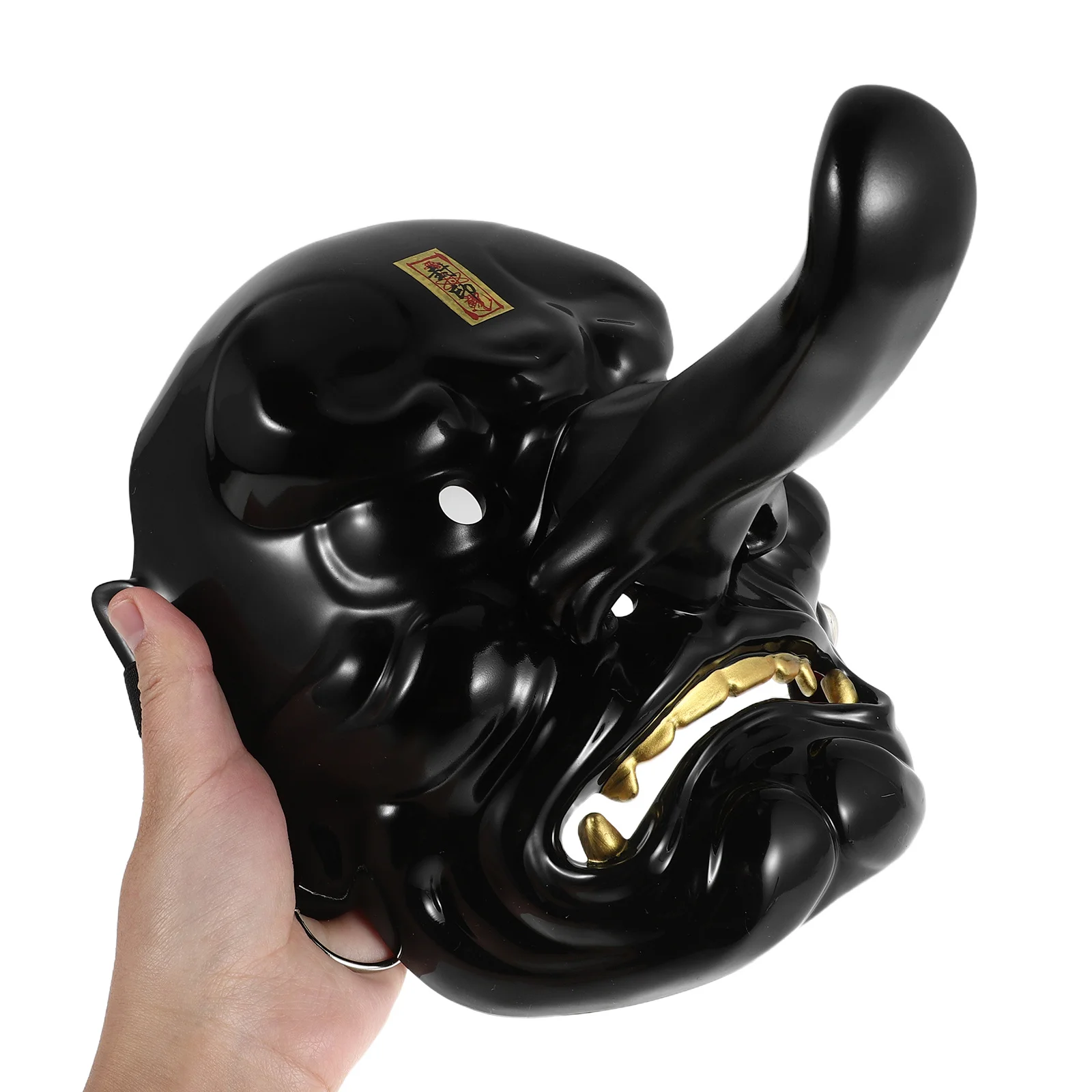 

Authentic Japanese Tengu Mask Red Traditional Demon Face Halloween Cosplay Party Decoration Home Wall Art Unique Gift