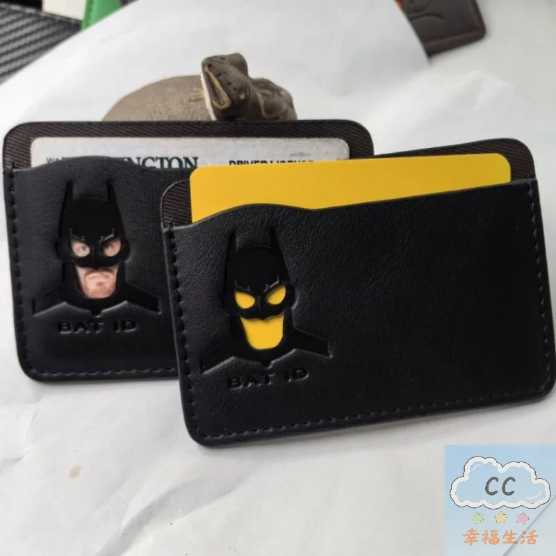 حافظة حامل بطاقات الهوية الجديدة لعام 2026 من HUA Squad Bat - تصميم قناع البطل الخارق المخصص، محفظة قصيرة، هدية لطيفة لمحبي الأبطال الخارقين #1