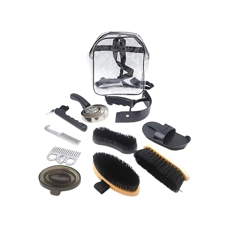 abhs-for-horse-grooming-kit-10pcs-equestrian-care-set-with-brushes-combs-stable-cleaning-tools-for-horse-bathing-training