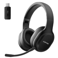 Picun GL-05 Gaming Wireless Headphone with Mic OverEar Headphones Bluetooth 5.4 40mm Driver 2.4G/Wireless/Cable USB Headsets 40H