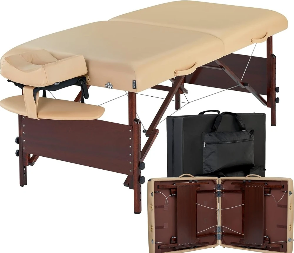 30 Inch Massage Table Portable Professional Lightweight, Massage SPA Bed Adjustable, with Free Carrying Case for Massage