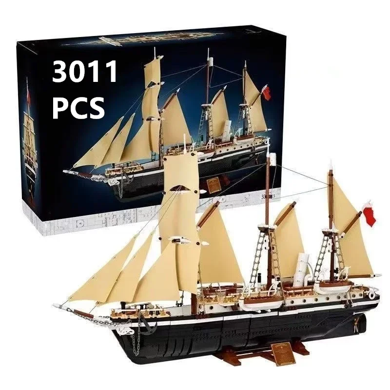 2025 جديد 3011 قطع السفينة الأسطورية الإبداعية دائم نموذج قارب اللبنات مجموعات الالعاب ، هدية الكريسماس التعليمية للأطفال #6
