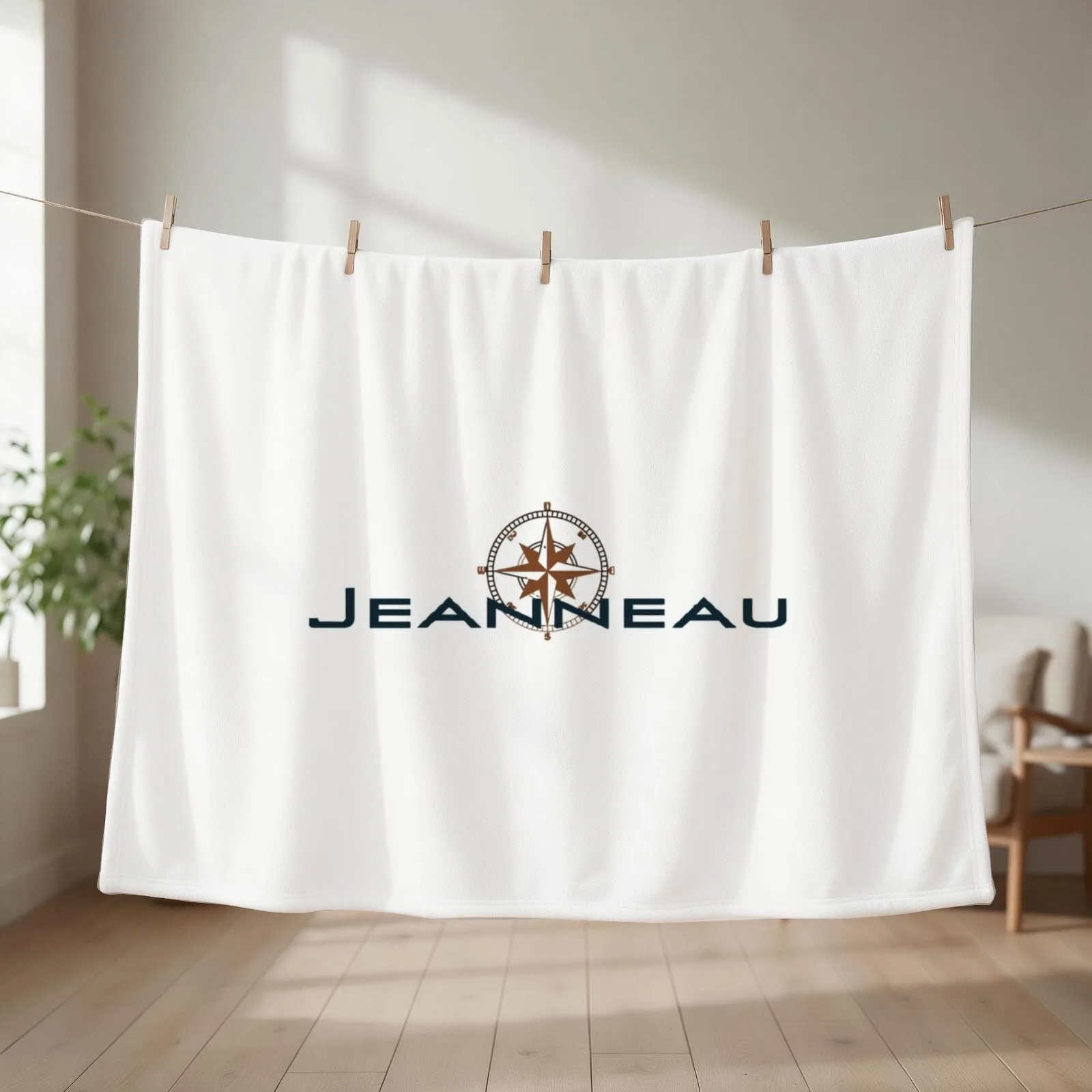 Jeanneau sailing Yacht , Jeanneau Yachts Throw Blanket