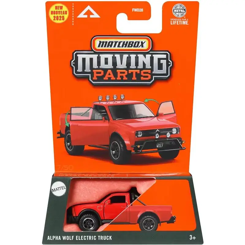 Neues 2022 Mattel Matchbox Car Moving Parts Series Cars Set Mix 4/5/6 (E/F/G Case) 1:64 Scale Models Vehicles Case, Auf Lager Toys