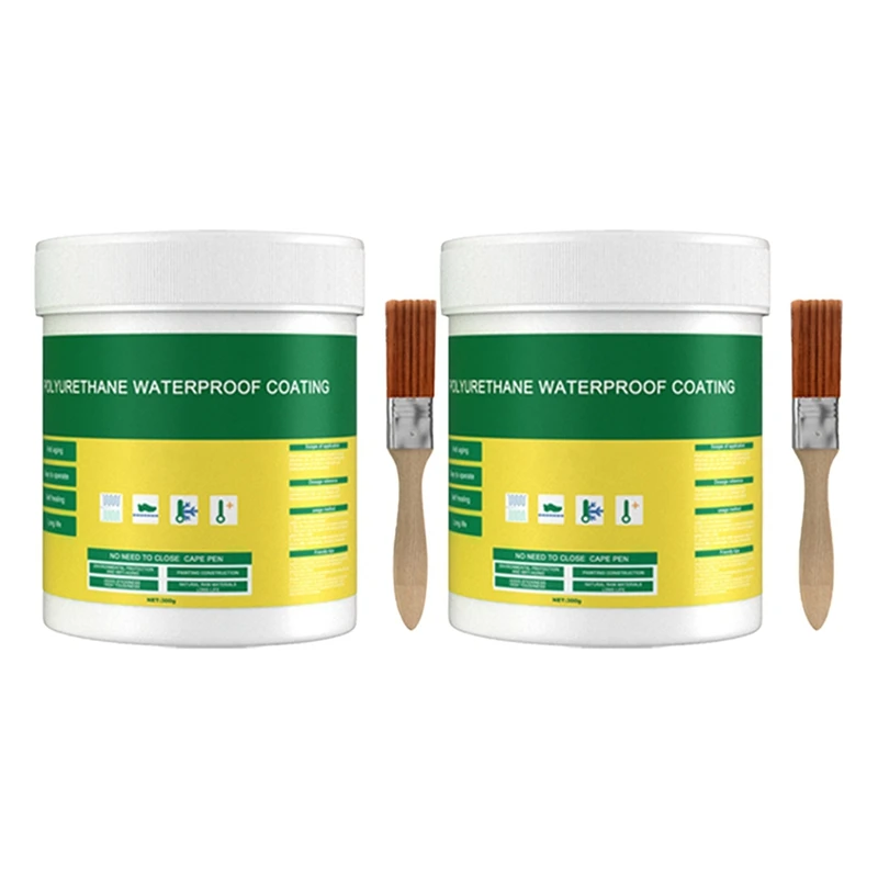 300G Waterproof Coating Sealant Agent Transparent Invisible Paste Glue Kit With Brush Adhesive Repair Home Roof Bathroom