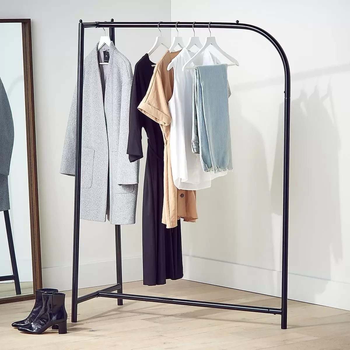 

Matte Black Modern Garment Rack drying rack for clothes