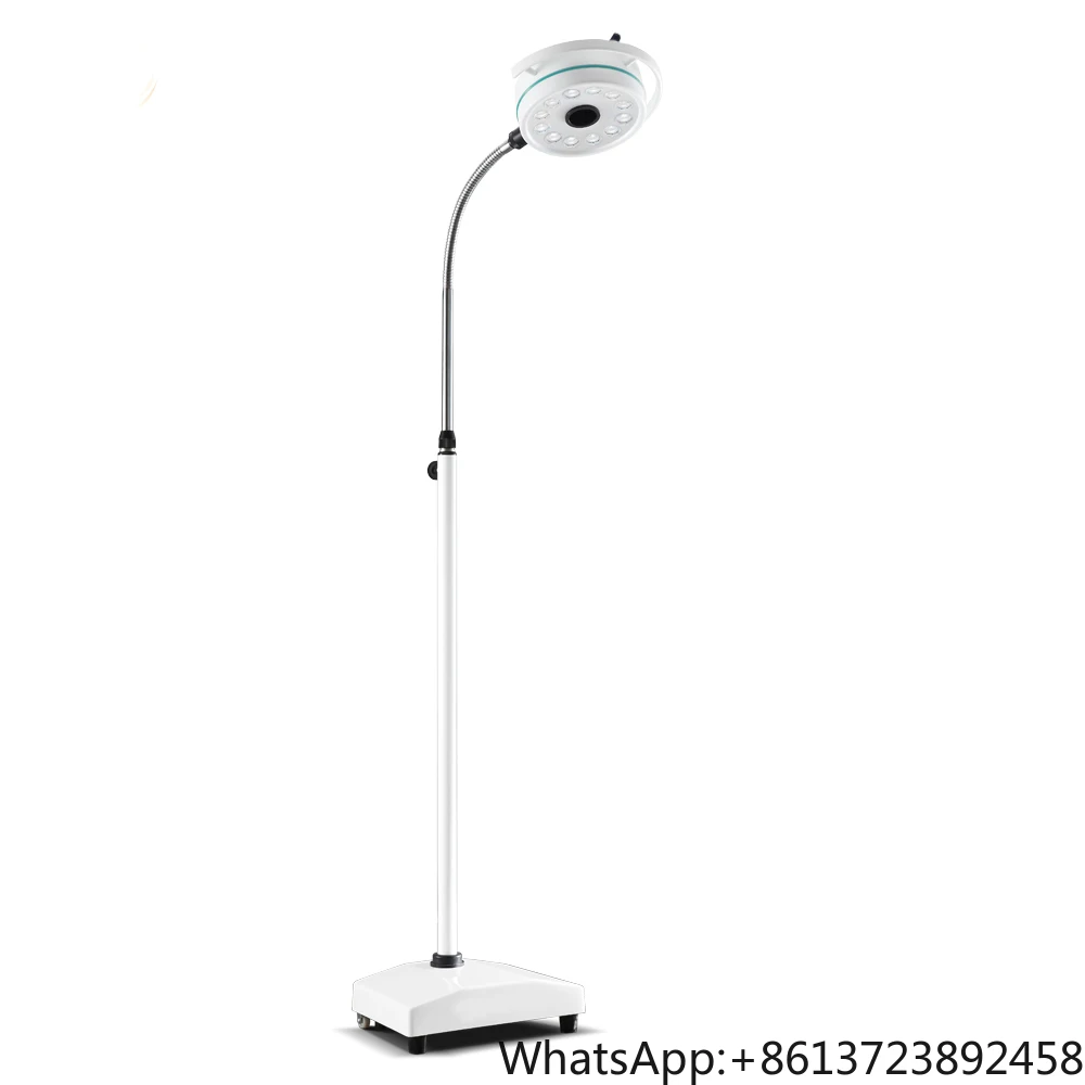 KD-2012L-1 Высокая яркость светодиода мобильное медицинское освещение электрический пластик металлический материал источник света свободно вращающийся регулируемый