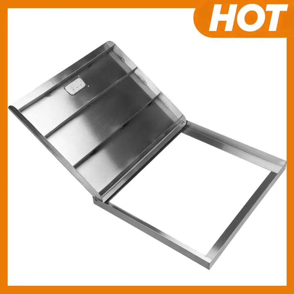 

Люк-дверца из нержавеющей стали для доступа и безопасности, 26.97x23.62 дюйма, большой, для счетчиков воды, канализационных люков, подвалов, патио, дворов, оконных колодцев