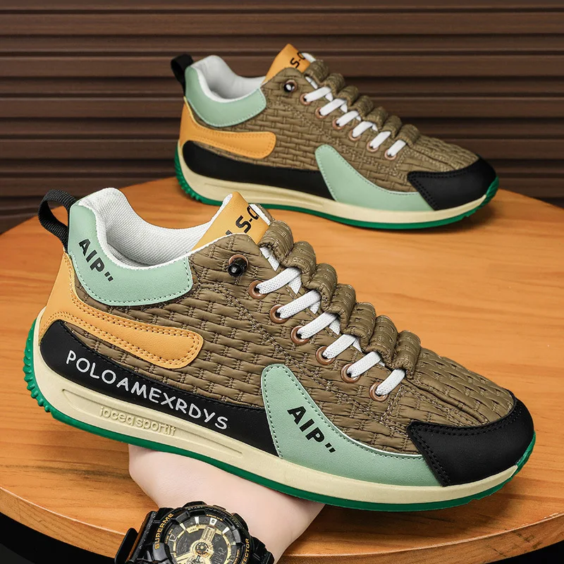 Light Non-slip Luxury Brand Men's Sneakers Men Chunky Sneakers Fashion 2024 Designer Male Casual Board Man's Vulcanize Shoes