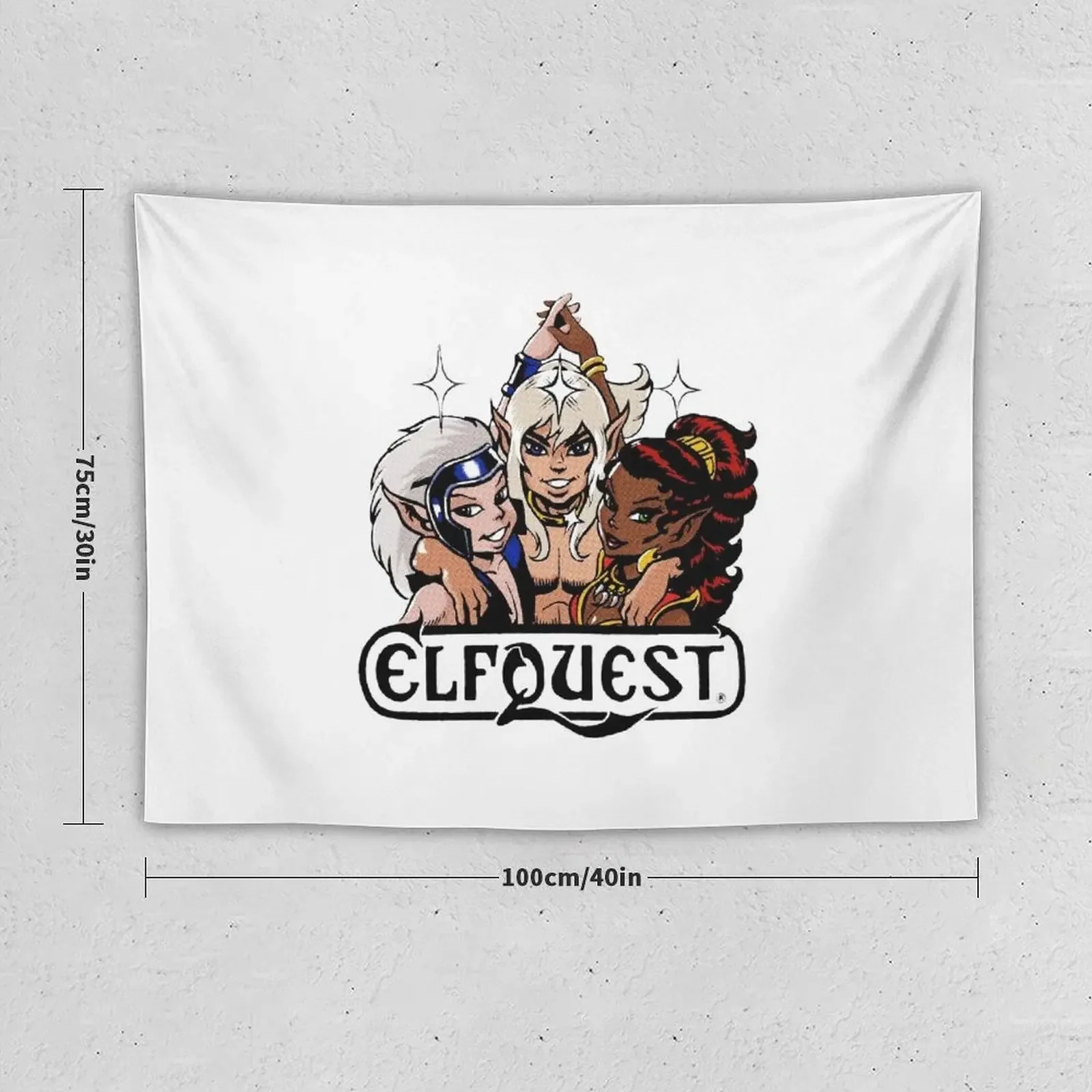 ElfQuest: Retro Trio Tapestry Home Decoration Room Decorations Wall Carpet Decoration Room Tapestry