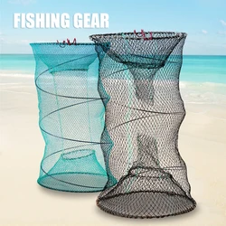 Collapsible Fishing Net with Spring Durable Long Lasting Portable Lightweight for Fishing Collapsible Fishing Net Accessories