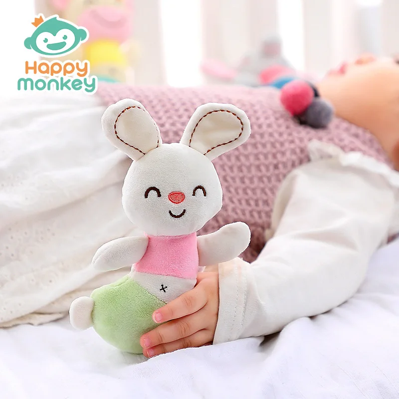 ガラガラ感覚発達玩具 赤ちゃん用 ソフトベビーベッドおもちゃ 幼児の歯が生えるおもちゃ 持ち運び＆振るアクティビティ 幼児保育園アクセサリー