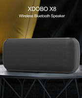 60W Xdobo X8II Bluetooth Speaker TWS Wireless Portable Subwoofer Waterproof 6600mAh Powerful Bass AUX FM Outdoor Fun Camping