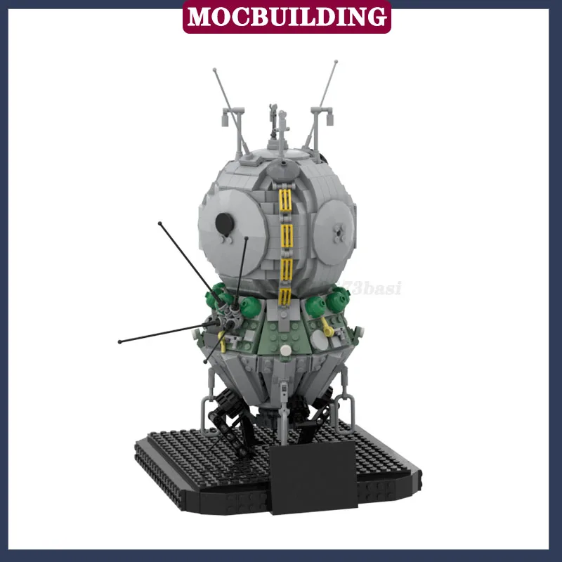 MOC Spacecraft 1:20 Model Building Block Assembly Track Launch Pad Collection Series Toy Gifts