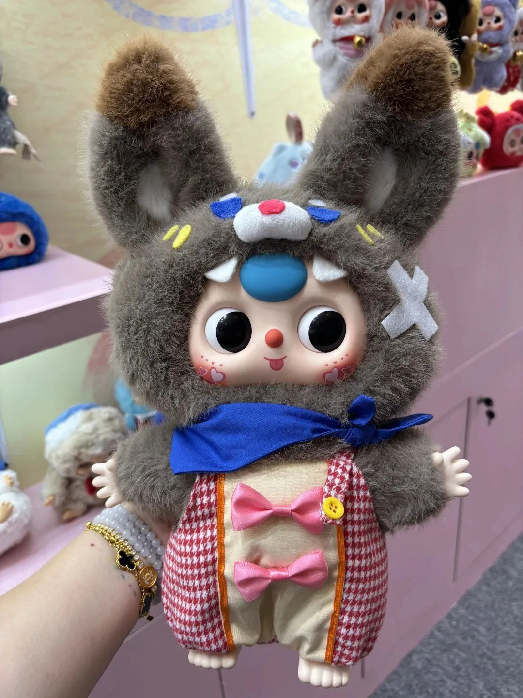 Baby Three 400% Second Generation Large Blind Box Vinyl Doll Cute Rabbit Toy Ornament Gift New Pre-Sale Blind Bag Doll Figure