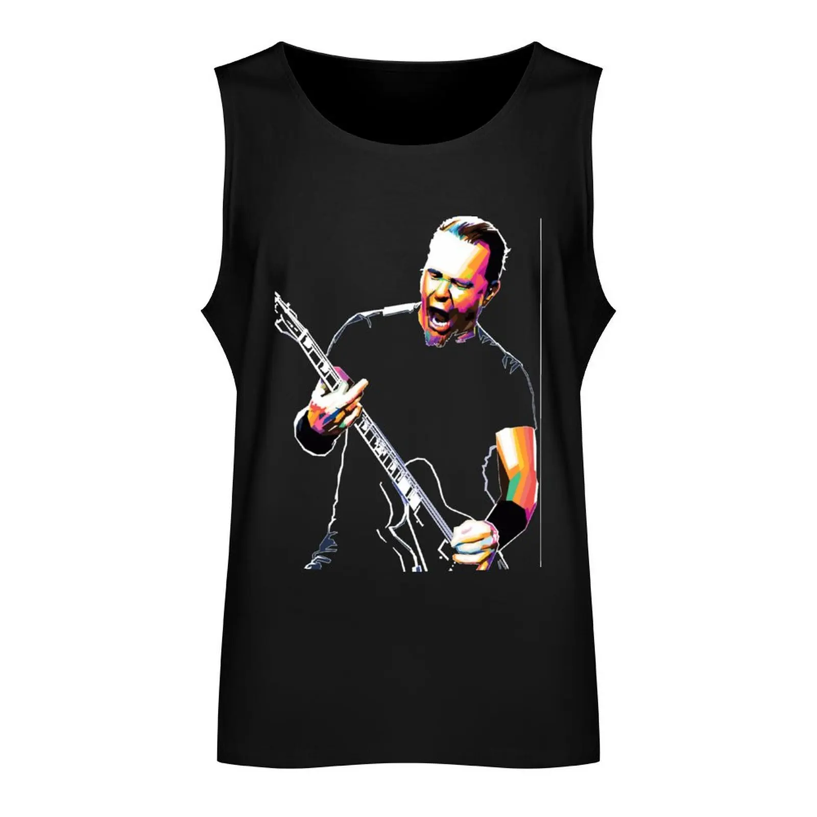 James Hetfield Tank Top running shirt underwear Sportswear for men Men's singlets Men's gym clothing