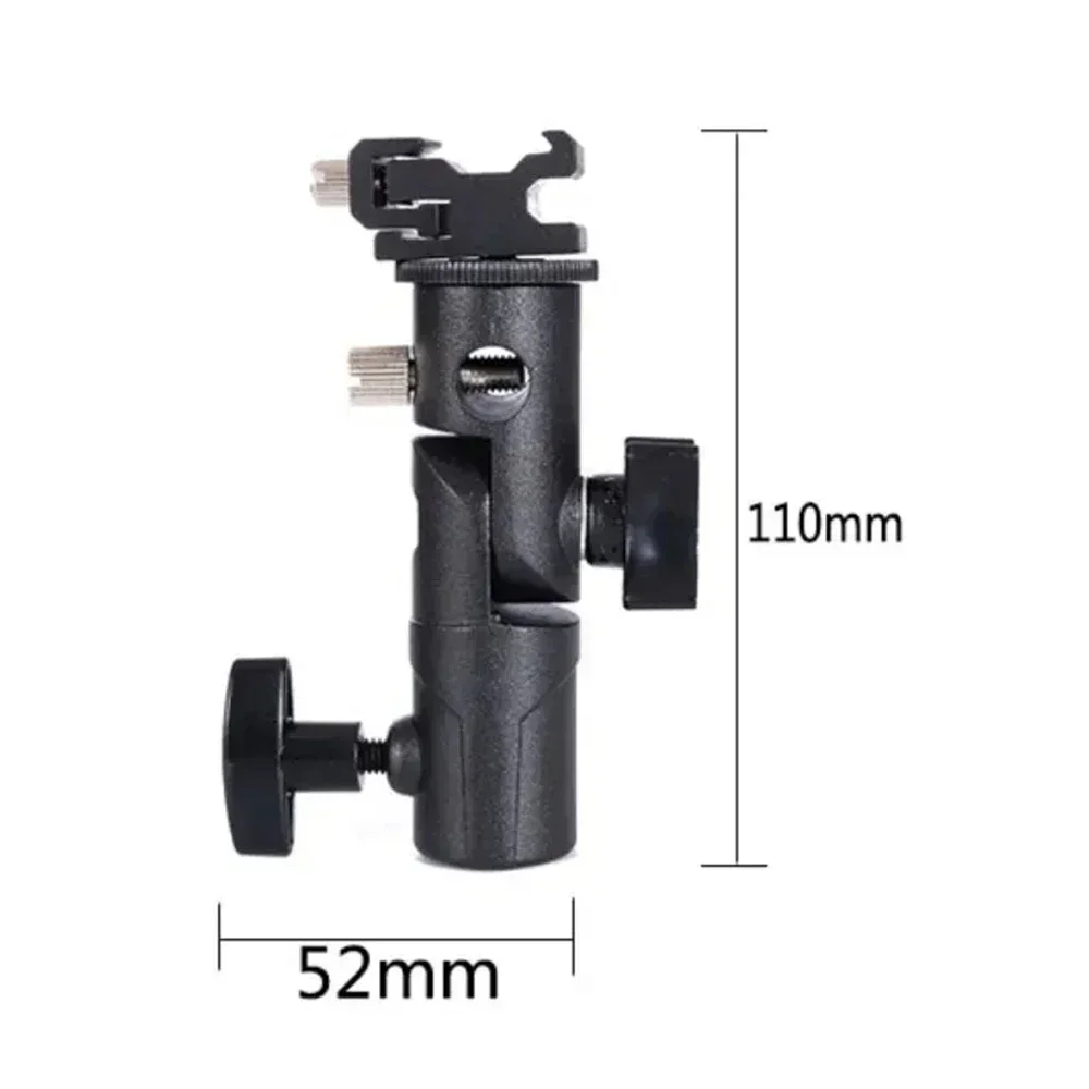 1 Pcs Lamp Holder Metal Flash Holder Mount Adapter LED Light Bracket Tripod Umbrella Frame Reflector Umbrella Accessories