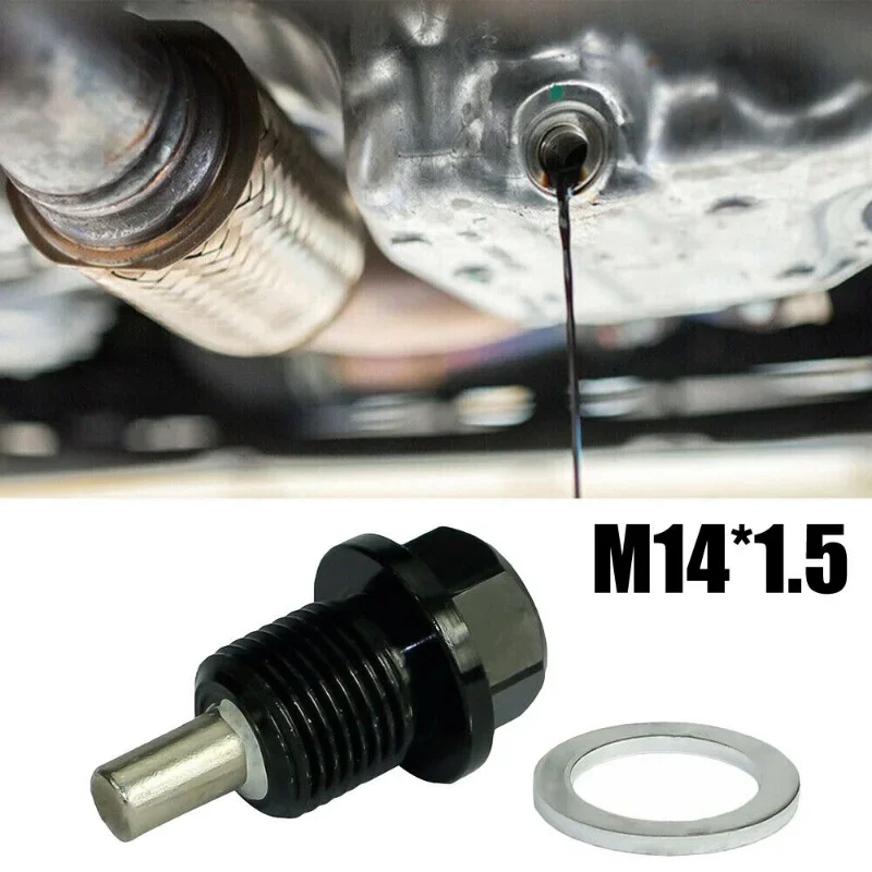 M14x1.5MM Magnetic Oil Drain Plug Engine Nut Screw Bolt Oil Drain Sump Nut Kits