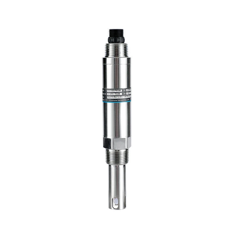 Firstrate FST100-PH106 Industrial Electrode Probe Water Quality pH Meter for Water Treatment Sewage Online Water PH Sensor