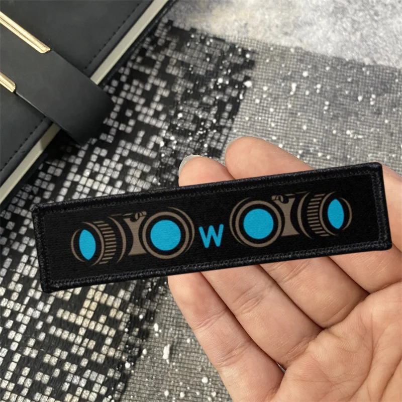 

OwO Night Vision Goggles Anime Manga NVG Funny Novelty Morale Badge Patch Tactical Military Armband Backpack Hook&Loop Sticker