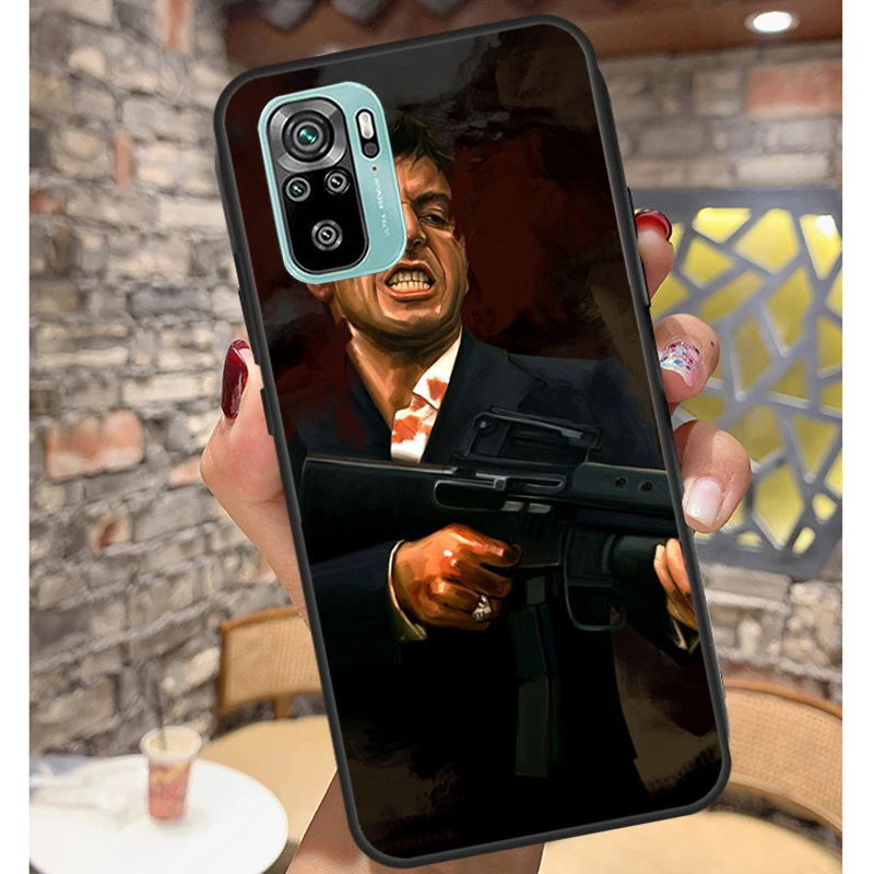 Tony Montana Scarface Al Pacino Case For Xiaomi Redmi Note 12 Pro 8 9 10 11 Pro 9S 10S 11S 12S Redmi 12C 10C 9C 10A Cover