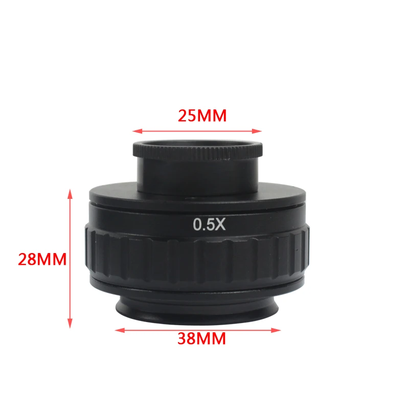 

0.5x C-Mount Lens CTV 0.35 HDMI Camera Adapter for Simul Focal Trinocular Stereo Microscope HDMI VGA Video Camera Adapter Lens