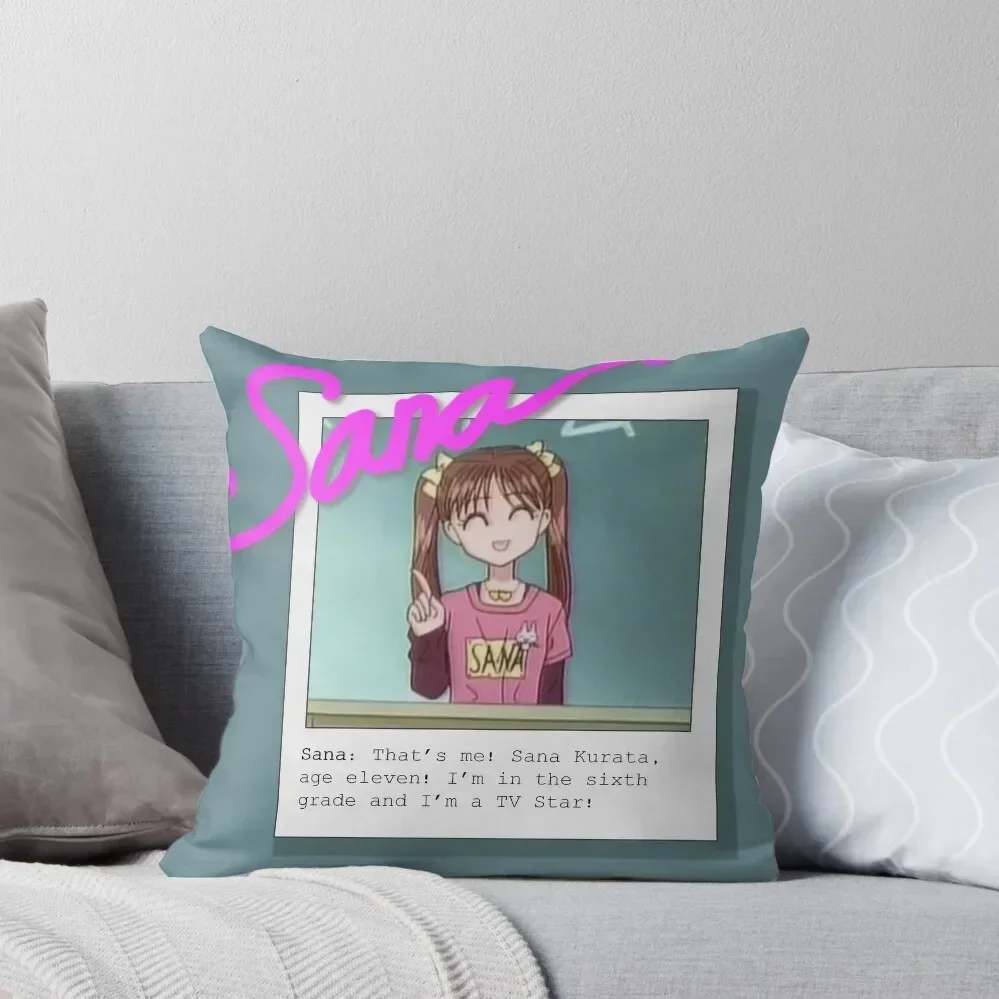 

Sana Kurata Throw Pillow home decor items bed pillows Ornamental Pillow christmas cushions covers pillow
