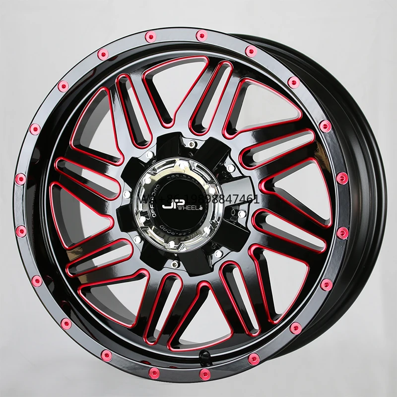 

Литые диски JPwheels 2024: Новинка, низкое давление литья, сетчатый дизайн, черная отделка, 17/18/20/22 дюйма, внедорожные легкосплавные диски для автомобилей # R1133