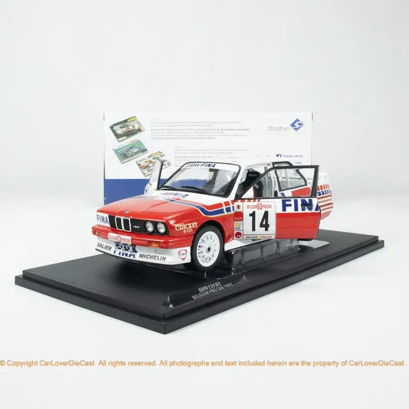 

Diecast Solido 1:18 Scale BMW E30 M3 Simulated Alloy Automobile Model Collectible Toy Gift Souvenir Display Ornament