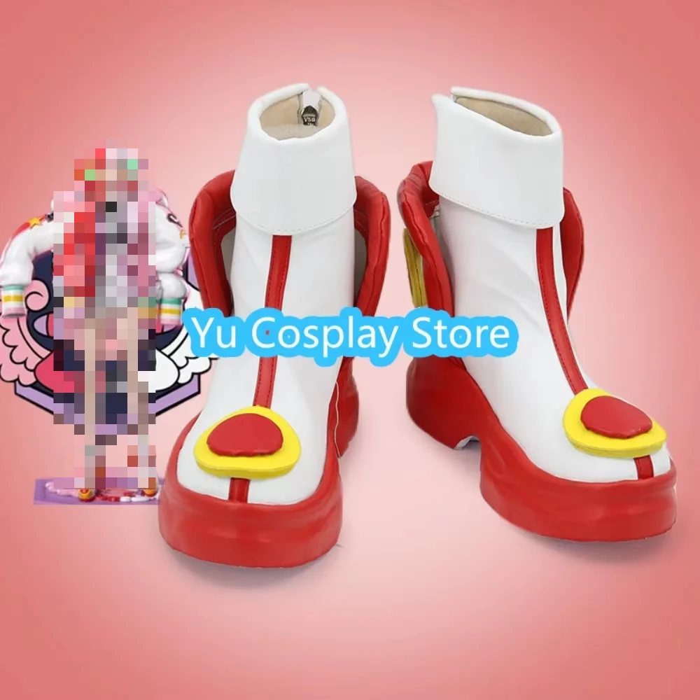 Yu Cosplay Store Red Uta Cosplay Shoes Anime Character Boots Platform High Heels for Concert Stage Halloween Party Props view 3