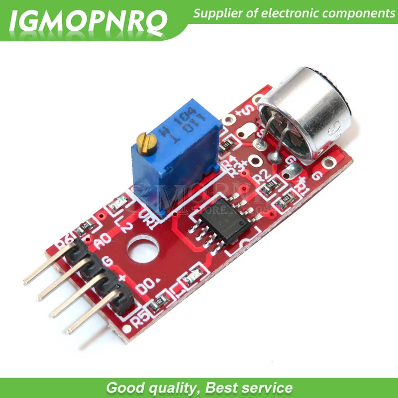 10 PCS Módulo de detecção de sensor de microfone de som de alta sensibilidade para AVR PIC KY-037 IGMOPNRQ