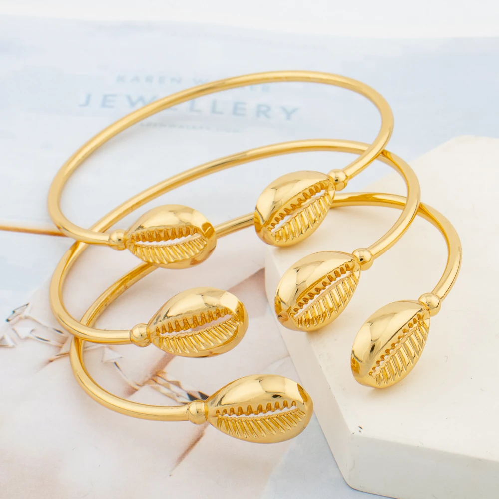 

Nigerian Cuff Bangle and Ring Jewelry Set for Weddings Gold Color Design Hand Bangles Set Engagement Weddings Lady Elegant Gifts