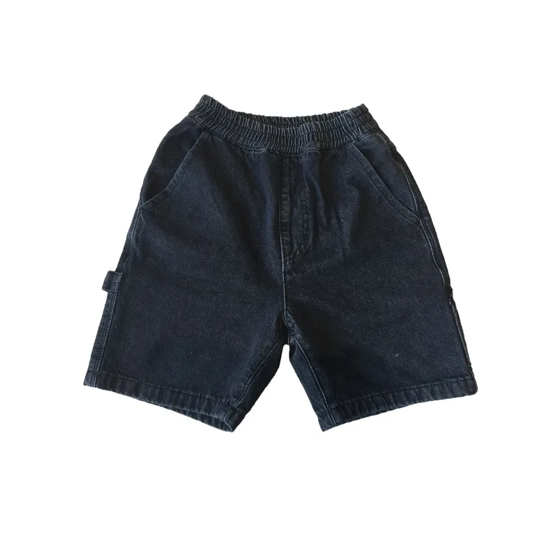 2026New Boys Summer Fashion Denim Shorts Kids Casual Loose Thin Knee-Length Trousers for 3-12 Years Teenager Outdoor Jeans Pants view 5
