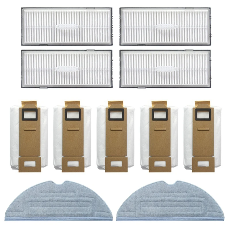 Wichtigsten Pinsel Mopp Tücher Hepa-Filter Seite Pinsel Staubbeutel Zubehör Für Xiaomi Roborock T7 T7plus S7 Roboter Staubsauger