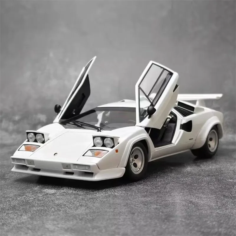 

1:24 Countach LP5000s, модель спортивного автомобиля из сплава, литье под давлением, металлический гоночный автомобиль, модель автомобиля, звук, свет, имитация, детские игрушки, подарок