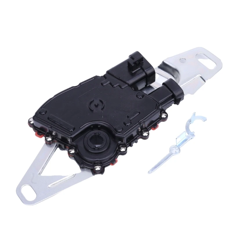 1S5070 Automotive Gear-Position Unit with Turning Linkage, Two Locking Pin-Array Ports, and Slotted Mount for Transmission
