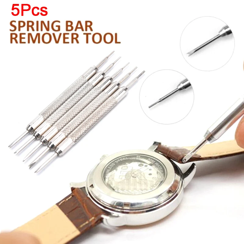 [E] Wrist Watch Band Repair Tool Kit Spring Bar Pins Link Remover Tools Accessories