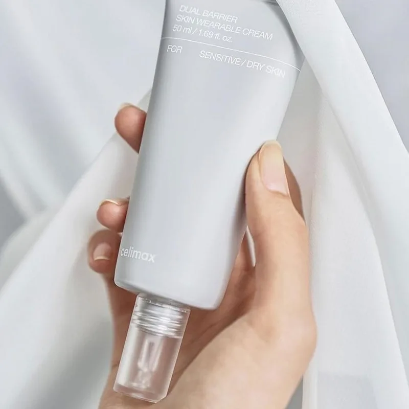 Crema Facial Reparadora de Doble Barrera Celimax, Hidratación Duradera, Control de Grasa, Refrescante, Calmante, Producto de Cuidado Femenino