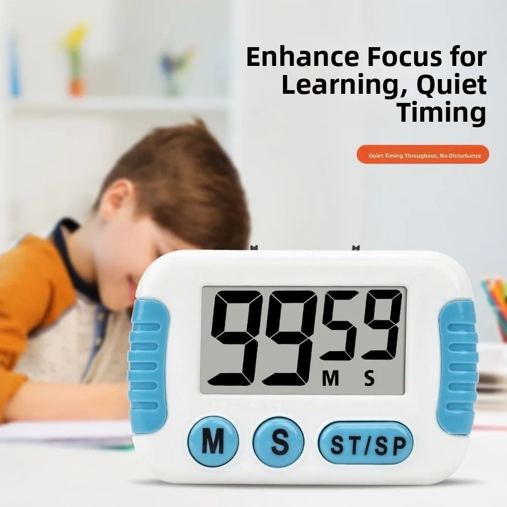 

Magnetic Kitchen Timer LCD Digital Display Portable Cooking Alarm Clock with Stand Timer Reminder Baking Reminder Exercise