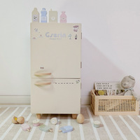 Children's Room Decoration Ornament Simulated Refrigerator Mini Furniture Toys Accessories Set Gift Boys Girls Kitchen Play Set