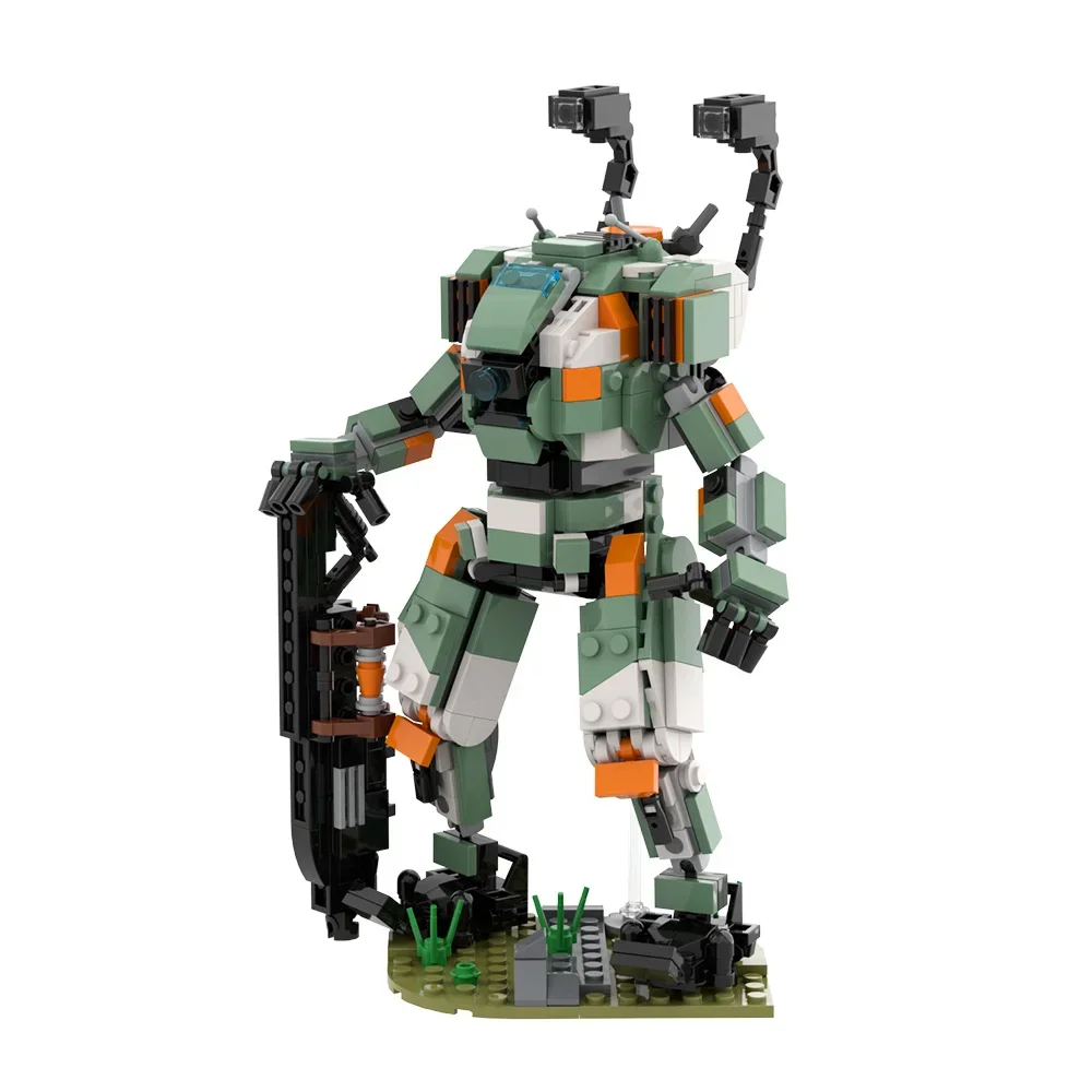 moc人気ゲーム-タイタンフォール2-bt7274-タイタンロボット-組み立てブロック-bt7274-タイタンバトルロボット-ブリックモデル-組み立ておもちゃ-子供向けギフト