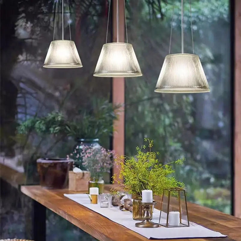 Nordic Lamps Glass Phantom Postmodern Minimalist Chandelier Italian Designer Coffee Table Retro Dining Table Pendant Light LED