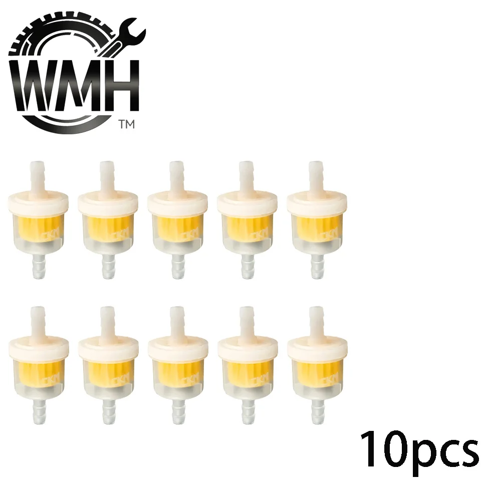 10 Stück universeller Inline-Kraftstofffilter für Motorrad, ATV, Auto