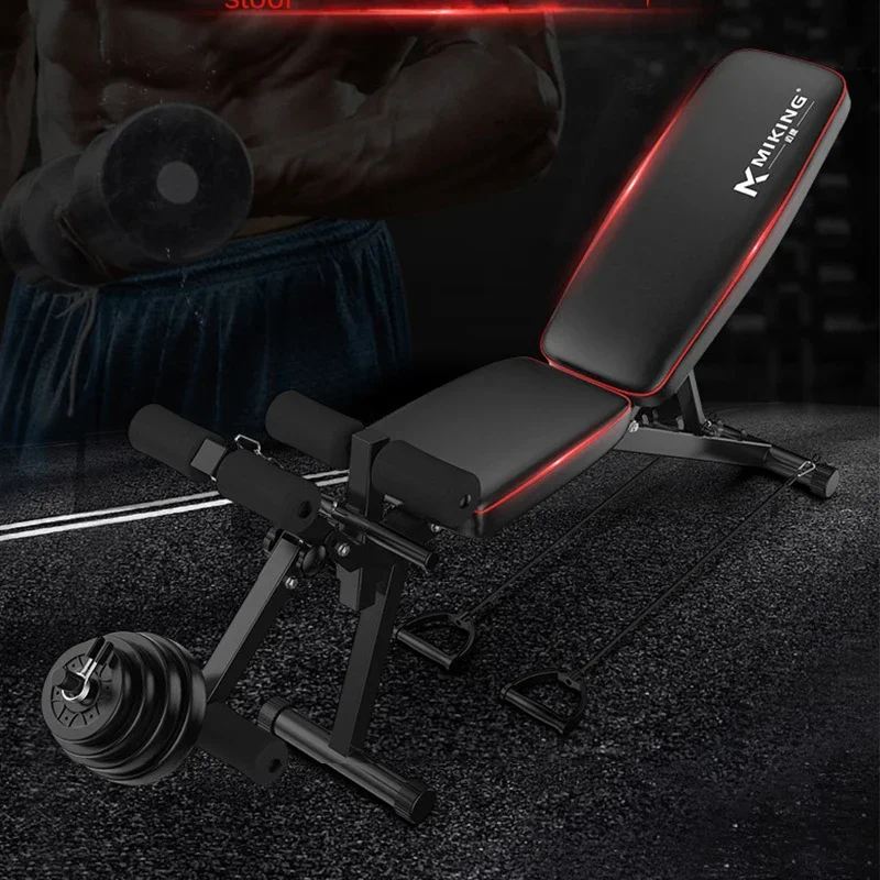 Factory Direct Sales Dumbbell Professional Gitness Chair Multifunctional Supine Board Home Bench Press Weightlifting Equipment