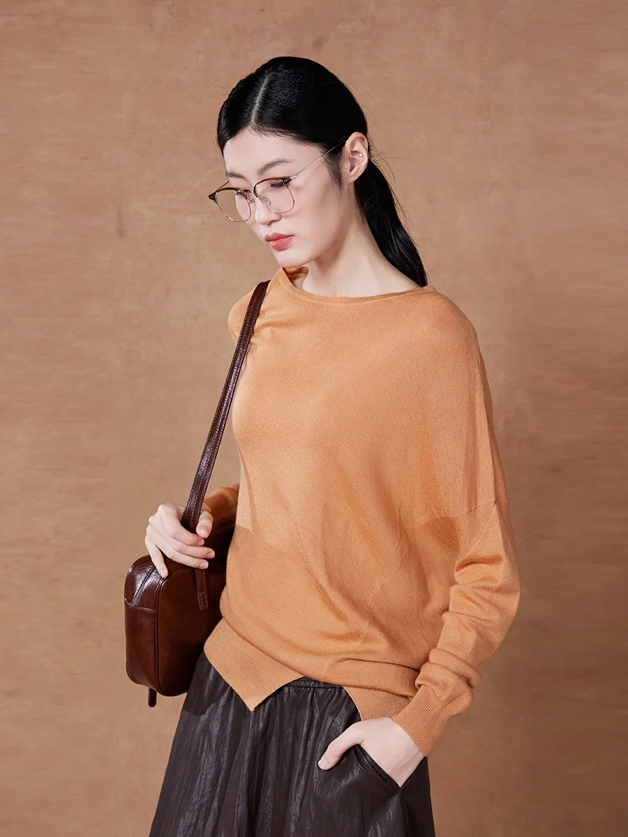 Comodo misto lana Maglieria Abbigliamento interno Design Sl in un unico pezzo Delicato sulla pelle Casual Vestibilità ampia Lunga Sve rotonda Ne