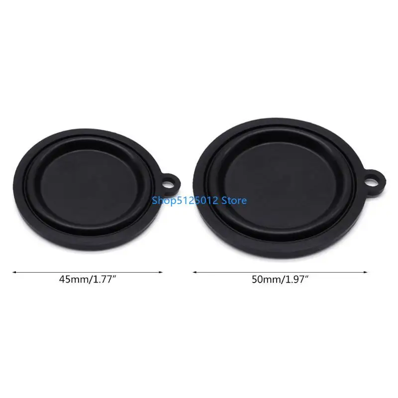 G8TC 10 قطع رابط غاز المياه المهنية لصمام غاز غاز الماء الضغط الإكسسوارات الحجاب الحاجز OD 45 مم/50 مم أسود