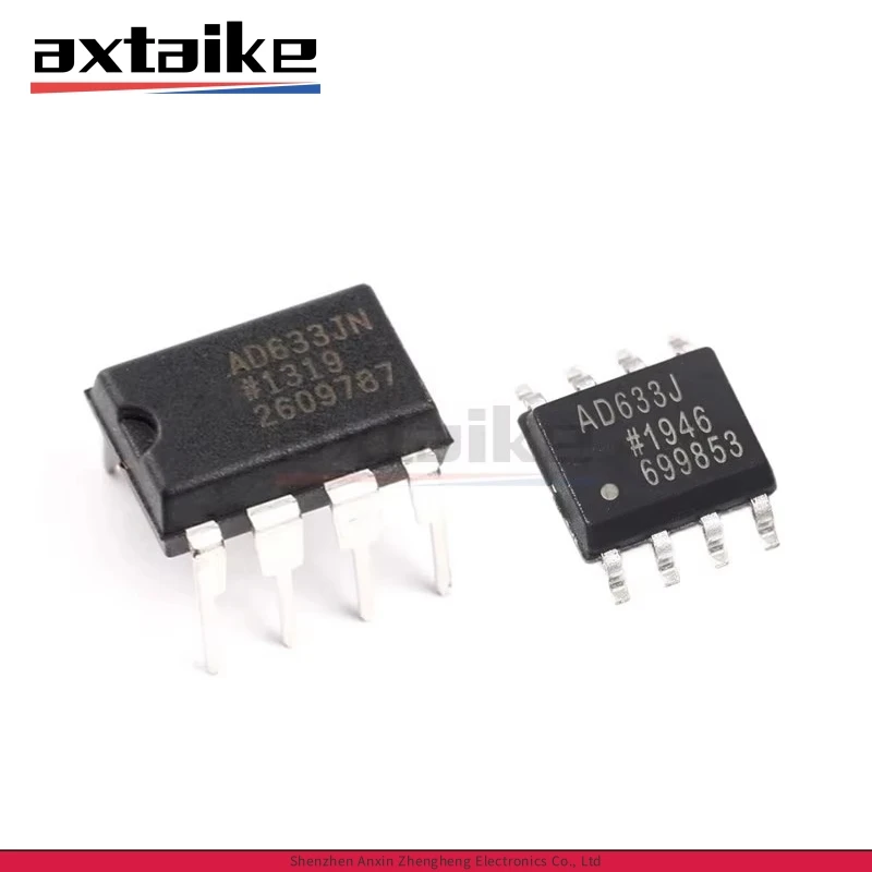 AD633 AD633JNZ DIP-8 AD633JRZ SOP-8 AD633J AD633JN AD633JR Low Cost Analog Multiplier IC SMD Chip