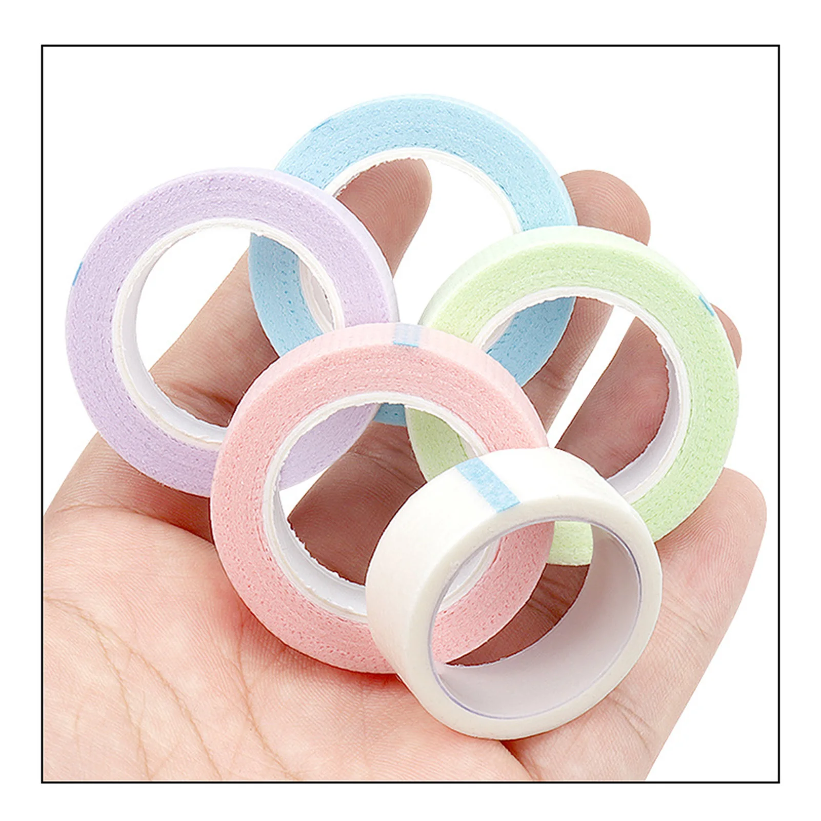 Eyelash Grafting Assist Tape Breathable Non-Woven Fabric Tape for Eyelashes Eye Shadow Eyeliner