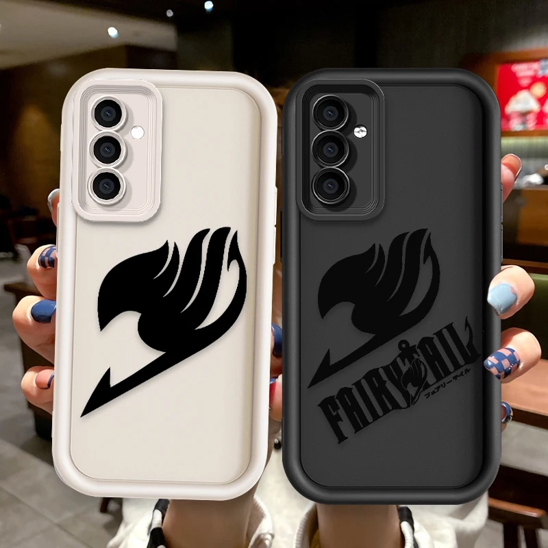 Anime FAIRY TAIL Logo For Samsung Galaxy S24 S23 S22 S21 S20 Ultra Plus FE A52 A53 A54 A71 Eye Ladder Phone Case