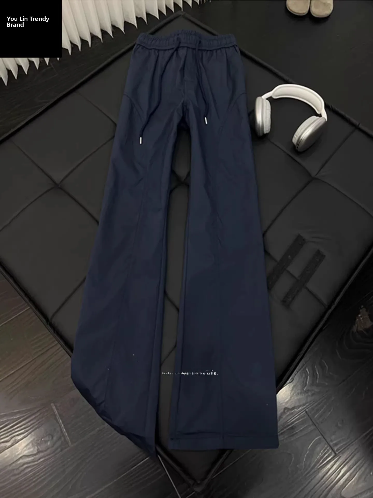 

Cleanfit Men's Summer Thin American Sle Qui Dry Sport Pants Waterproof Sla Cut Trousers Straight Leg Casual Trousers